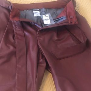 Burgundy express dress pant